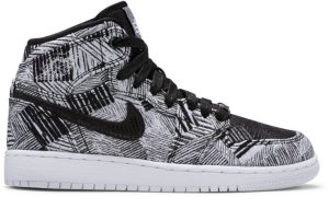 Jordan 1 Retro BHM 2015 (GS) White/Black (739640-110)