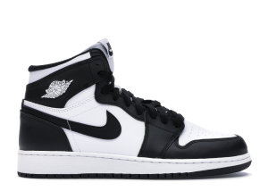 Jordan 1 Retro Black White (2014) (GS) Black/White-Black (575441-010)