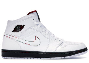 Jordan 1 Retro Cinco de Mayo (White) White/Black-Classic Green-Varsity Red (136065-107)