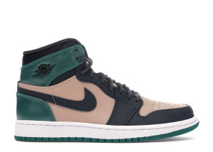 Jordan 1 Retro High Bio Beige Anthracite Mystic Green (W) Bio Beige/Anthracite-Mystic Green (AH7389-203)