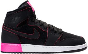 Jordan 1 Retro High Black Hyper Pink White (GS) Black/Black-Hyper Pink-White (332148-024)