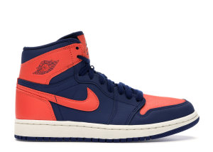 Jordan 1 Retro High Blue Void Turf Orange (W) Blue Void/Blue Void-Turf Orange-Sail (AH7389-408)