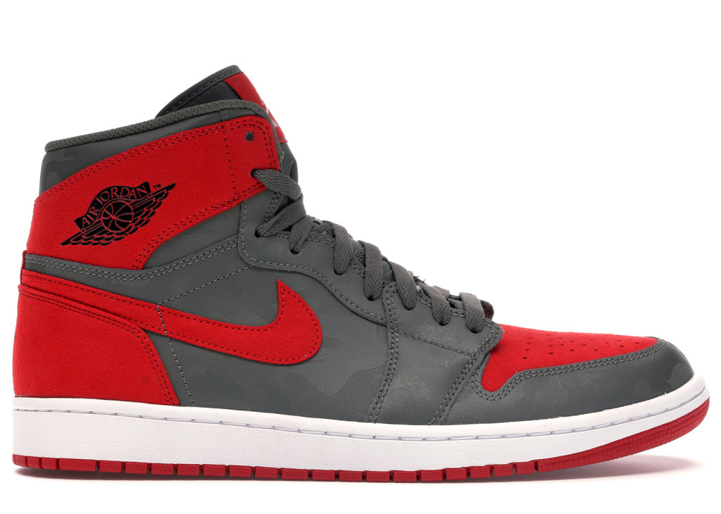 Jordan 1 Retro High Camo 3M Bred River Rock/Black-University Red-Dark Stucco-White (AA3993-032)