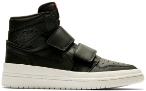 Jordan 1 Retro High Double Strap Black Sail Black/Gym Red-Sail-Gym Red (AQ7924-001)
