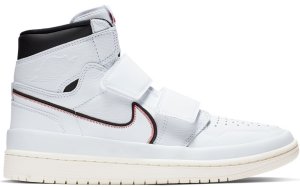 Jordan 1 Retro High Double Strap White Black Sail White/Black-Sail-White (AQ7924-101)