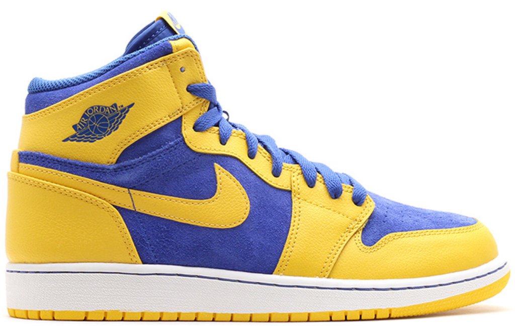 Jordan 1 Retro High Laney (GS) Varsity Maize/Game Royal-White (575441-707)