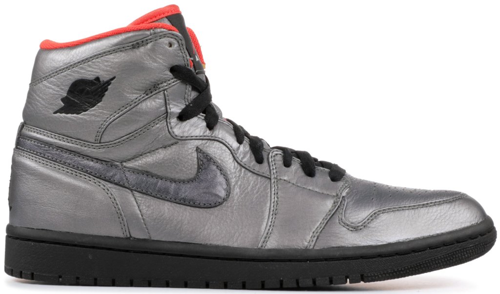Jordan 1 Retro High Pewter Pewter/Black-Max Orange (332134-001)