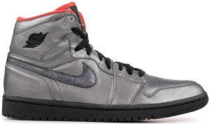 Jordan  1 Retro High Pewter Pewter/Black-Max Orange (332134-001)