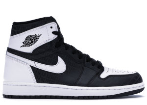 Jordan 1 Retro High RE2PECT (Derek Jeter) Black/White (555088-008)