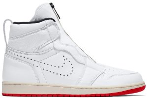 Jordan 1 Retro High Zip White University Red White/Black-Sail-University Red (AR4833-100)
