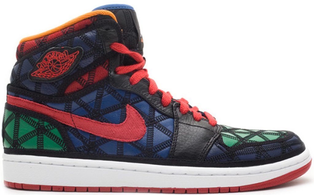 Jordan 1 Retro J2K High Multi-Color Black/Ceramic-Midnight Navy-French Blue (401620-001)