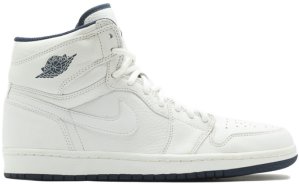 Jordan 1 Retro Japan White (2001) White/White-Midnight Navy (136060-111)