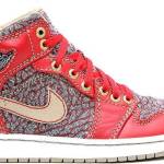 Jordan  1 Retro Levi’s (W/ No Pants and T-Shirt) Varsity Red/Midnight Navy-Khaki-White (332083-435)