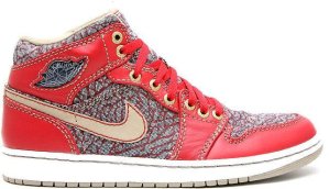 Jordan  1 Retro Levi’s (W/ No Pants and T-Shirt) Varsity Red/Midnight Navy-Khaki-White (332083-435)