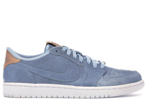 Jordan 1 Retro Low OG Ice Blue Ice Blue/Vachetta Tan-White (905136-402)