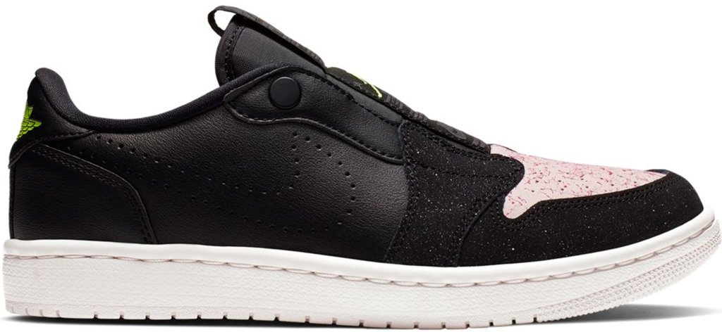 Jordan 1 Retro Low Slip Black Silt Red (W) Black/Volt-Phantom-Silt Red-Rush Maroon (AV3918-002)