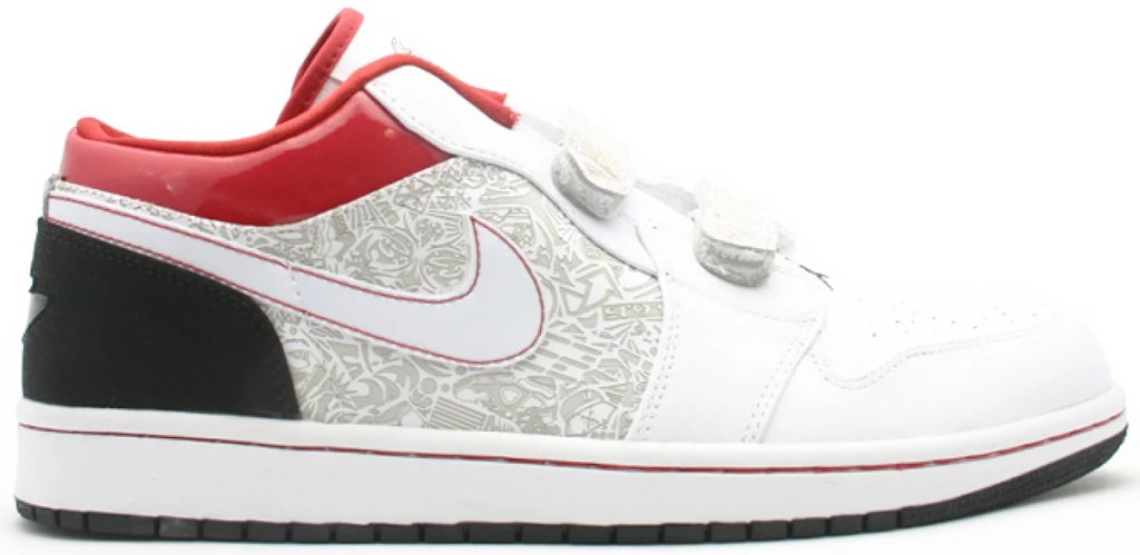 Jordan 1 Retro Low Velcro White Varsity Red White/Varsity Red-Black (339894-161)