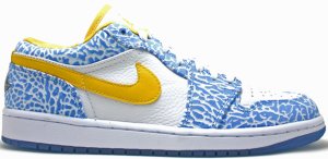 Jordan 1 Retro Low West Coast White/Varsity Maize-University Blue (309192-172)