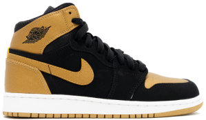 Jordan  1 Retro Melo (GS) Black/Metallic Gold-White (705300-026)