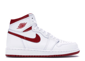 Jordan  1 Retro Metallic Red 2017 (GS) White/Varsity Red (575441-103)