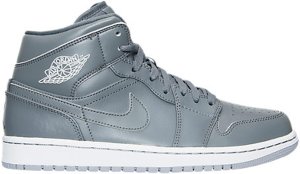 Jordan 1 Retro Mid Cool Grey (2015) Cool Grey/Cool Grey-White-Wolf Grey (554724-031)