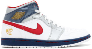 Jordan 1 Retro Olmypic (2008) White/Varsity Red Midnight Navy/Metallic (136085-161)