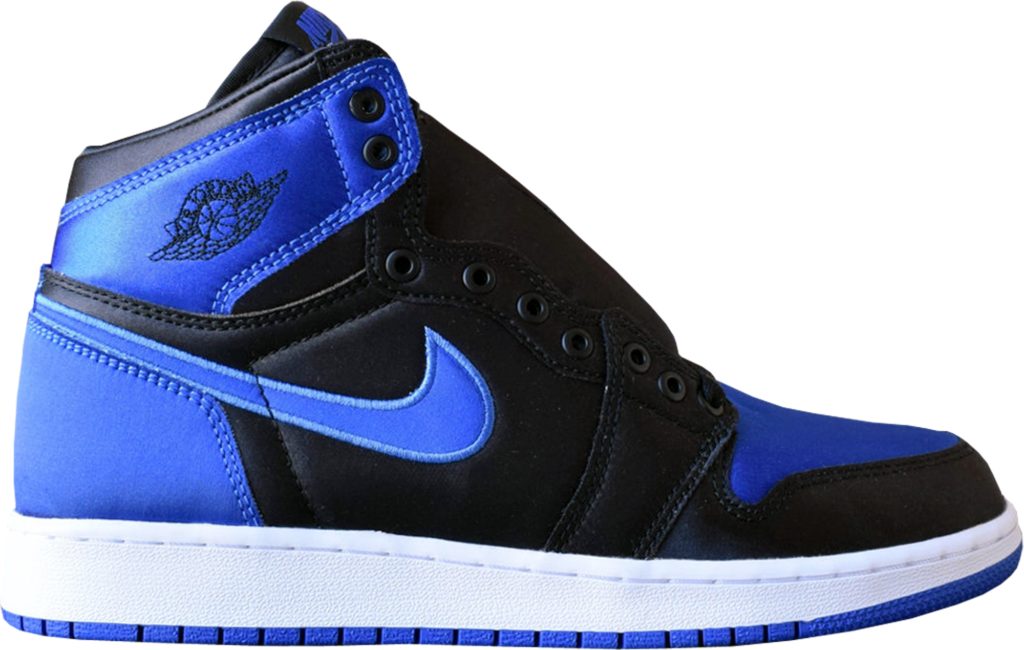 Jordan 1 Retro Satin “Royal” (GS) Black (AA4073-007)