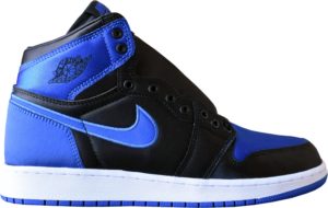 Jordan 1 Retro Satin “Royal” (GS) Black (AA4073-007)