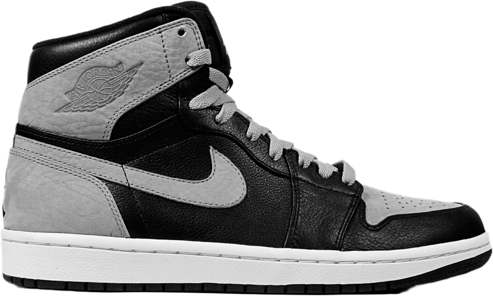 Jordan 1 Retro Shadow (2009) Black/Shadow Grey White (332550-001)