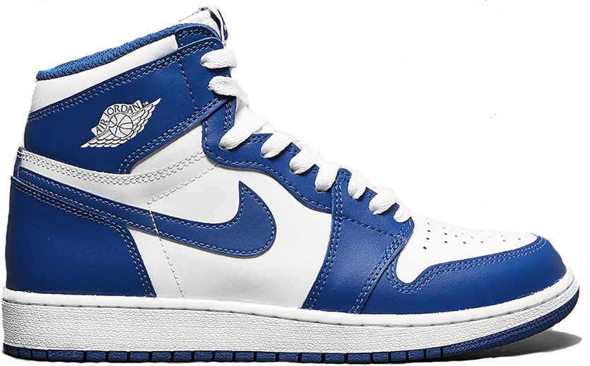 Jordan 1 Retro Storm Blue (GS) Blue/White-Storm Blue (575441-127)