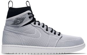 Jordan 1 Retro Ultra High White Black White/Metallic Gold Coin-Black-Pure Platinum (844700-132)