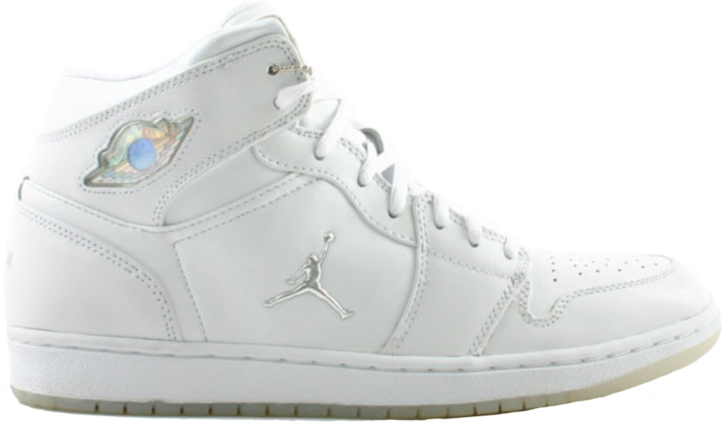 Jordan 1 Retro White Chrome (2002) White/Chrome ̐ White (306000-101)