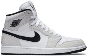 Jordan 1 Retro White Elephant Print White/Pure Platinum (839115-106)