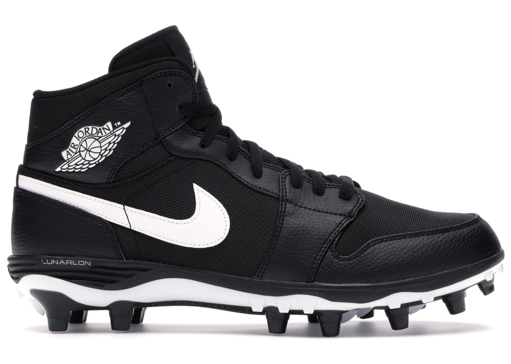 Jordan 1 TD Mid Black White Black/White-White (AR5604-001)
