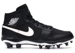 Jordan 1 TD Mid Black White Black/White-White (AR5604-001)