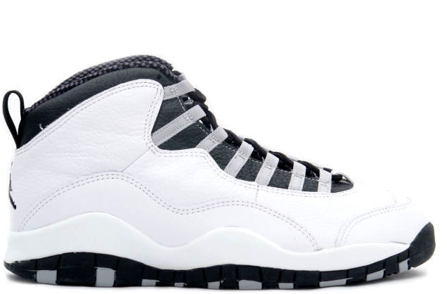 Jordan 10 OG Steel (1994) White/Black/Light Steel Grey (130209-101)