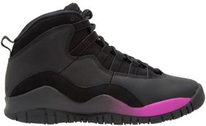 Jordan 10 Retro Black Fuchsia Black (GS) Black/Fuchsia Blast-Black (487211-017)