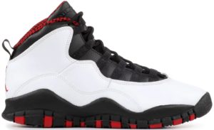 Jordan 10 Retro Chicago 2012 (GS) White/Varsity Red-Black (310806-100)