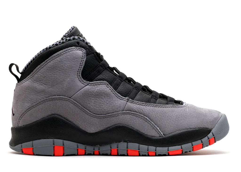 Jordan 10 Retro Cool Grey (GS) Cool Grey/Infrared-Black (310806-023)