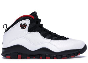 Jordan 10 Retro Double Nickel (GS) White/Black-True Red (310806-102)