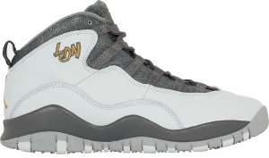 Jordan 10 Retro London (GS) Pure Platinum/Dark Grey/Cool Grey (310806-004)