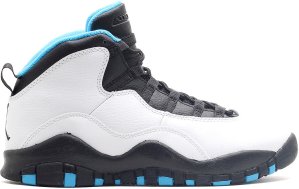 Jordan 10 Retro Powder Blue (GS) White/Dk Powder Blue-Black (310806-106)