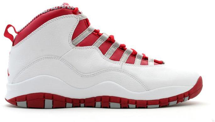 Jordan 10 Retro Red Steel White/Varsity Red/Light Steel Grey (310805-161)