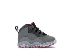 Jordan 10 Retro Rush Pink (TD) Dark Smoke Grey/Rush Pink-Black-Iron Grey (705416-006)
