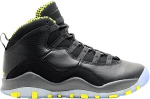 Jordan 10 Retro Venom (GS) Black/Vnm Green-Cl Grey-Anthrct (310806-033)
