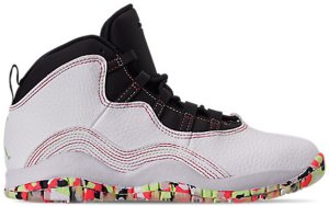 Jordan 10 Retro White Barely Volt Ember Glow (PS) White/Barely Volt-Black-Ember Glow (BV1844-176)