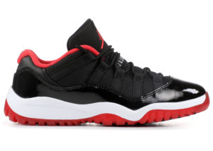 Jordan 11 Low Bred BP (PS) Black/True Red/White (505835 012)