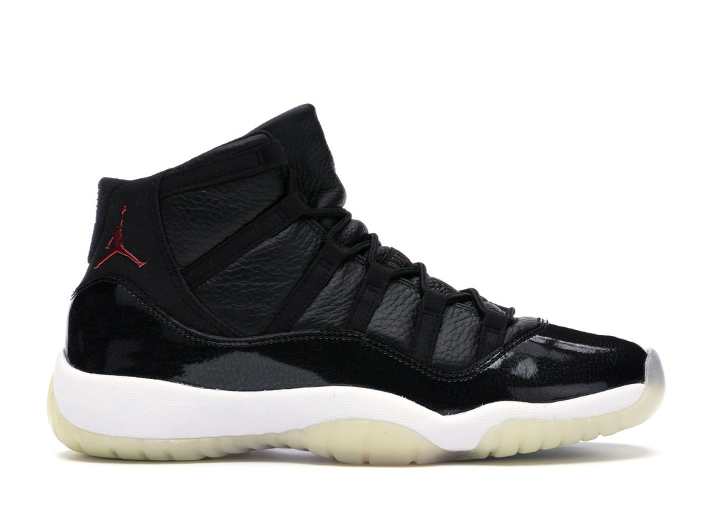 Jordan 11 Retro 72-10 (GS) Black/Gym Red-White-Anthracite (378038-002)