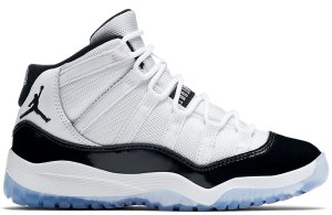 Jordan  11 Retro Concord 2018 (PS) White/Black-Concord (378039-100)