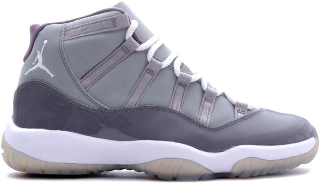 Jordan 11 Retro Cool Grey (2001) Medium Grey/White-Cool Grey (136046-011)